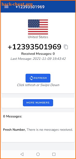 SMS Numbers Receive SMS Online screenshot