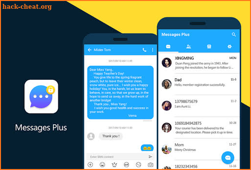 SMS Plus- protect your message screenshot
