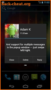 SMS Popup screenshot