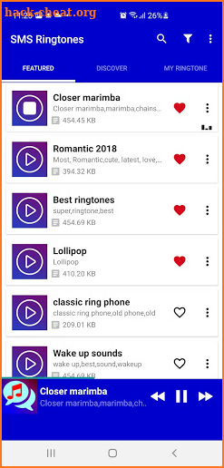 SMS Ringtones screenshot