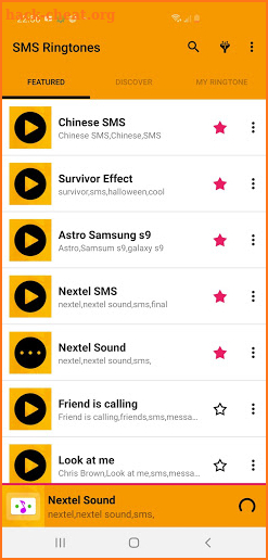 SMS Ringtones Free screenshot