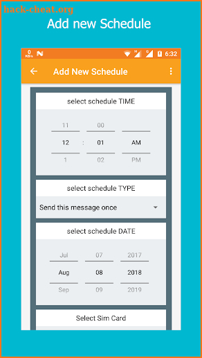 SMS Scheduler Pro screenshot