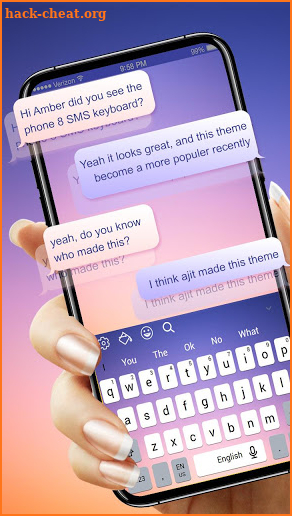 SMS Theme for Phone 8 screenshot