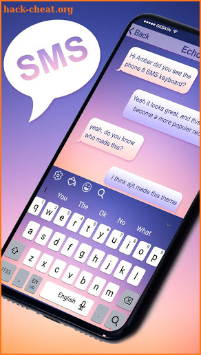 SMS Theme for Phone 8 screenshot