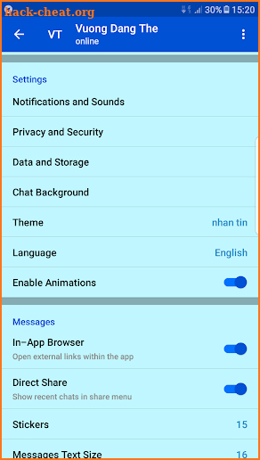 SMSsafe screenshot