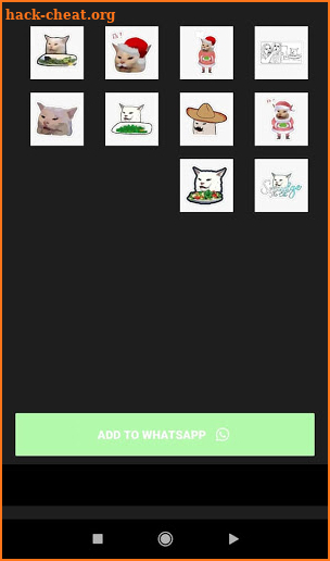 smudge the cat Sticker for Chat WAStickerApps‏ screenshot