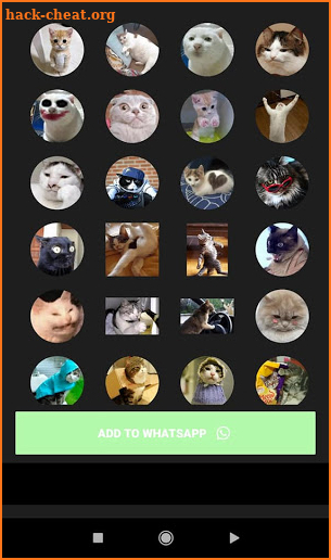 smudge the cat Sticker for Chat WAStickerApps‏ screenshot
