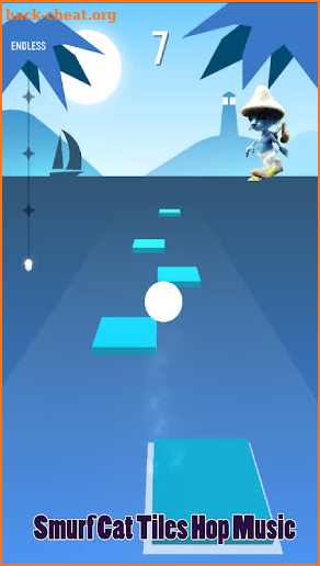 Smurf Cat Tiles Hop 3D screenshot