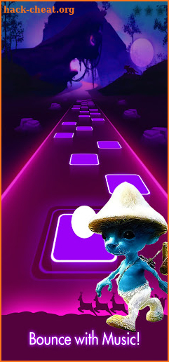 Smurf Cat tiles hop Music 3D screenshot
