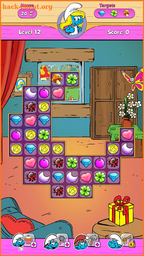 Smurfette's Magic Match screenshot