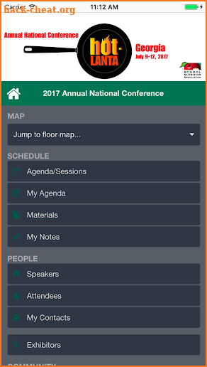 SNA Events screenshot