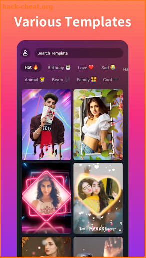 Snack Video Maker Photos with Song - Mast screenshot