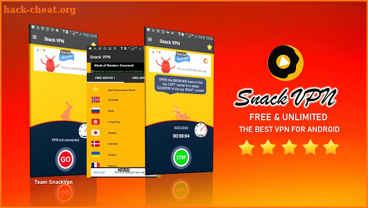 Snack VPN - Free VPN Proxy Server & Secure Service screenshot