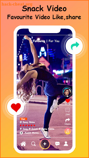Snackly Video - Short Lyrical Video India Apps screenshot