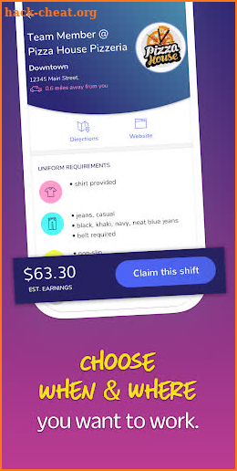 Snag Work- Flexible Shift Work screenshot
