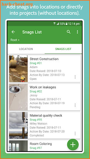 SnagID - Site Snagging, Auditing & Inspection Tool screenshot