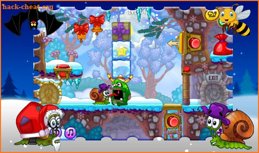 Snail Bobby Winter Adventure screenshot