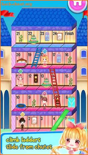 Snake & Ladder, Board game with Princess Cherry screenshot