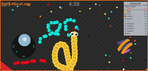Snake io Worm Zone io Snake crawl game screenshot