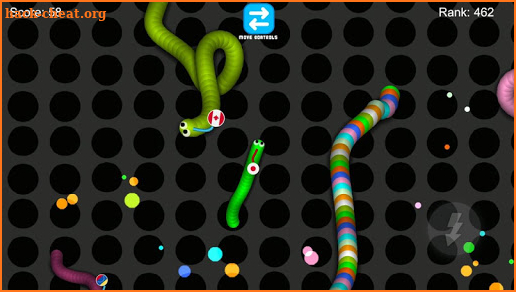 Snake io worms battle zone io screenshot