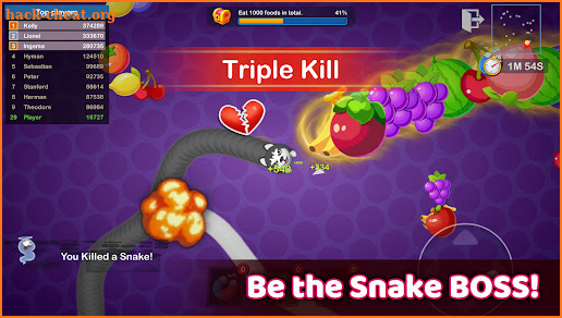 Snake Merge: idle & io game screenshot