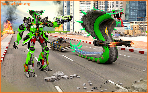 Snake Robot Car Transforming Game Robot War Games screenshot