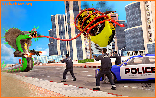 Snake Robot Car Transforming Game Robot War Games screenshot