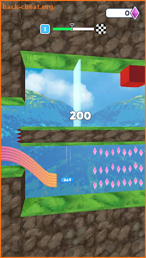 Snake vs Glass 3D screenshot