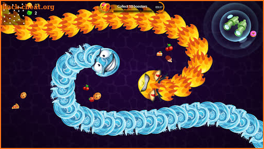 Snake vs Worms: Fun .io Zone screenshot