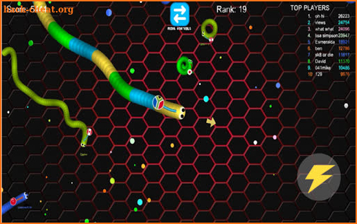 Snake Worm Crawl Zone io screenshot