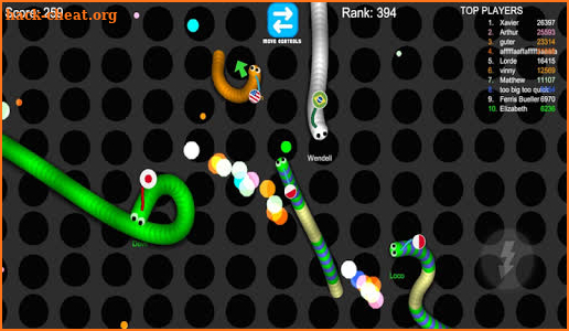 Snake Worm Zone Battle screenshot