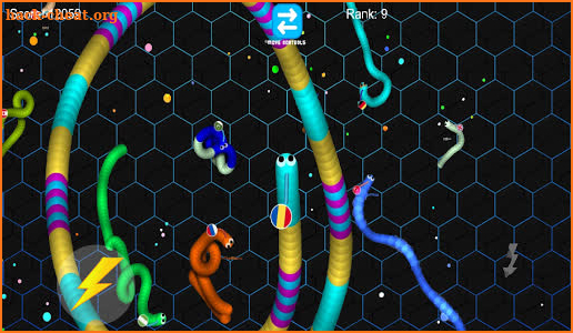 Snake Worm Zone Battle io screenshot
