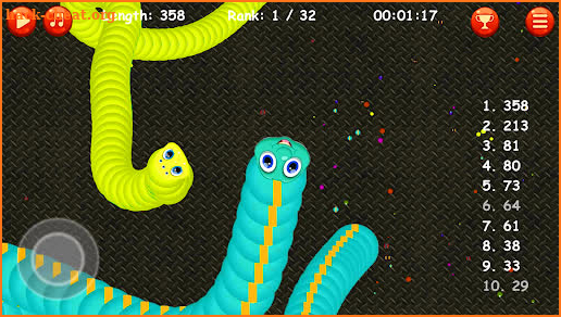 Snake Zone .io - worms battle screenshot