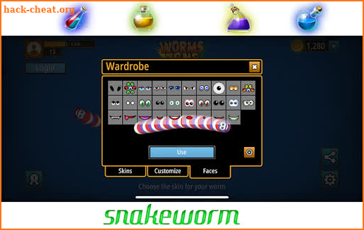 Snake zone : worm Mate Zone Cacing.io screenshot