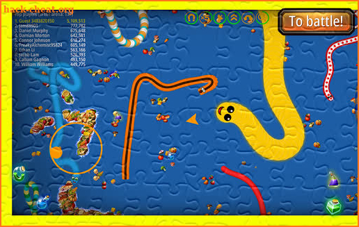 Snake zone : worm zone crawl io screenshot
