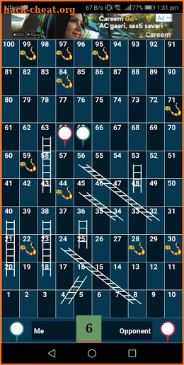 Snakes and ladders twisted - tricky snakes screenshot