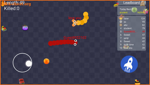 Snako.io - Snake Zone Worms screenshot