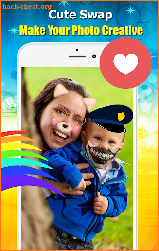 Snap Foto Face : stikers for kids - photo editor screenshot
