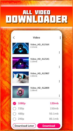 Snap Mp4 Video Downloader screenshot