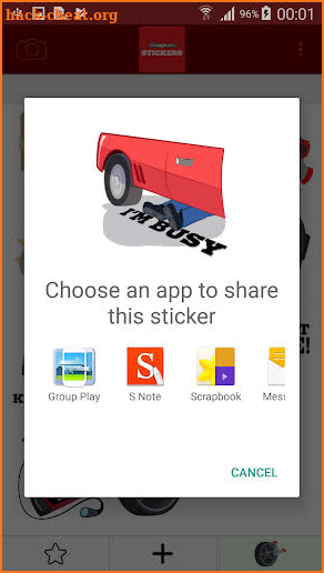 Snap-on Stickers screenshot