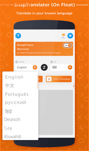 Snap Translator Multiple Language Translator screenshot