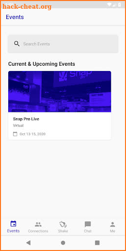 SnapAV Events screenshot