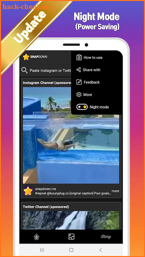 SnapDown Downloader for Instagram and Twitter screenshot