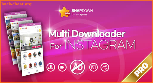 SnapDown Pro downloader for Instagram screenshot