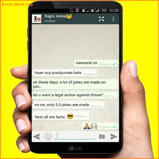 SnapFake Fake Conversation Chats screenshot
