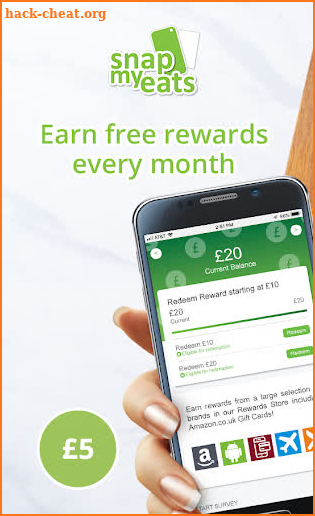 SnapMyEats: Paid Surveys, Earn Free Gift Cards App screenshot