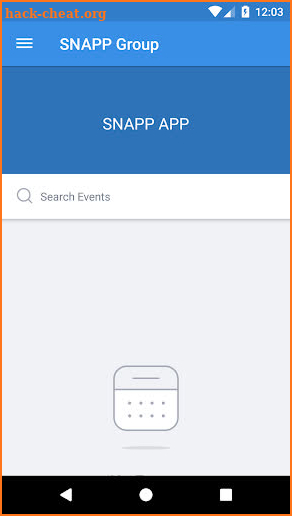 SNAPP Group Events screenshot