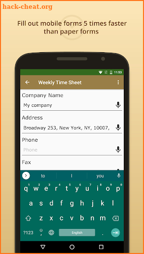 Snappii Mobile Forms screenshot