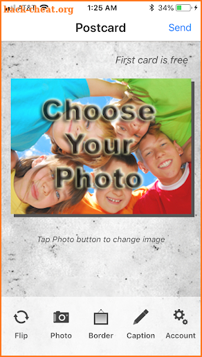 SnapShot Postcard App screenshot