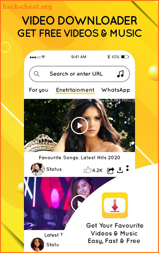 Snaptubè HD Video Downloader App screenshot